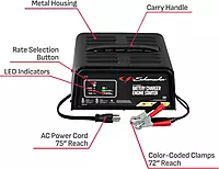 Schumacher Electric SC1361 50A 12V Battery Charger & Engine Starter