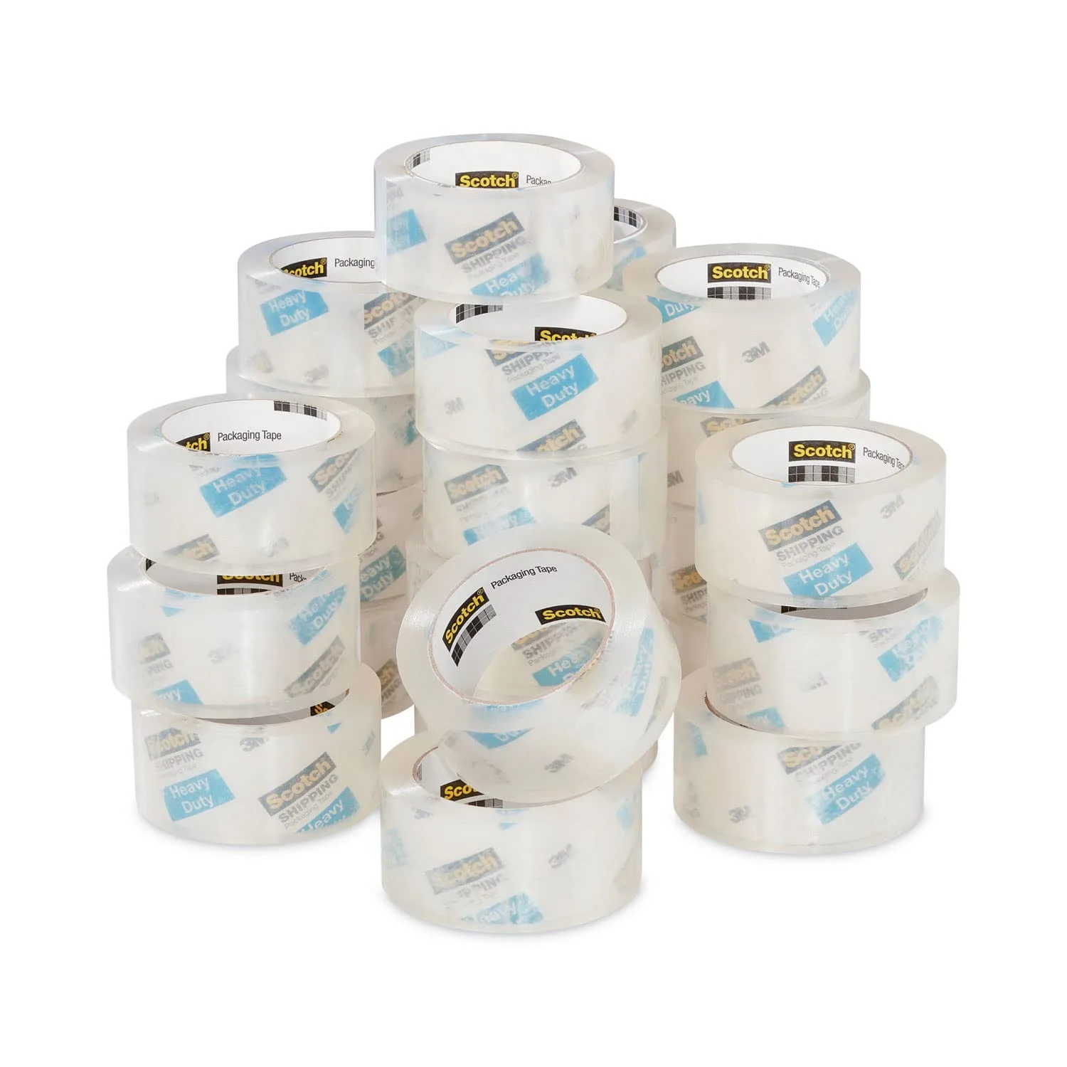 Scotch 3850 Heavy-Duty Tape Refills, 1.88 in x 54.6 yd, 3 in Core, Clear, 36/Carton