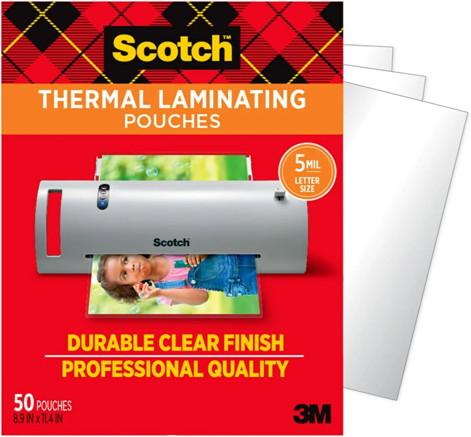SCOTCH Thermal Laminating Pouches