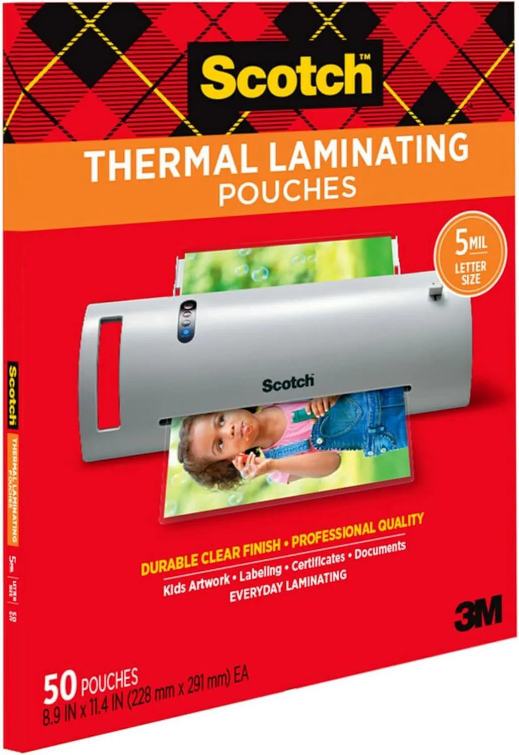 SCOTCH Thermal Laminating Pouches