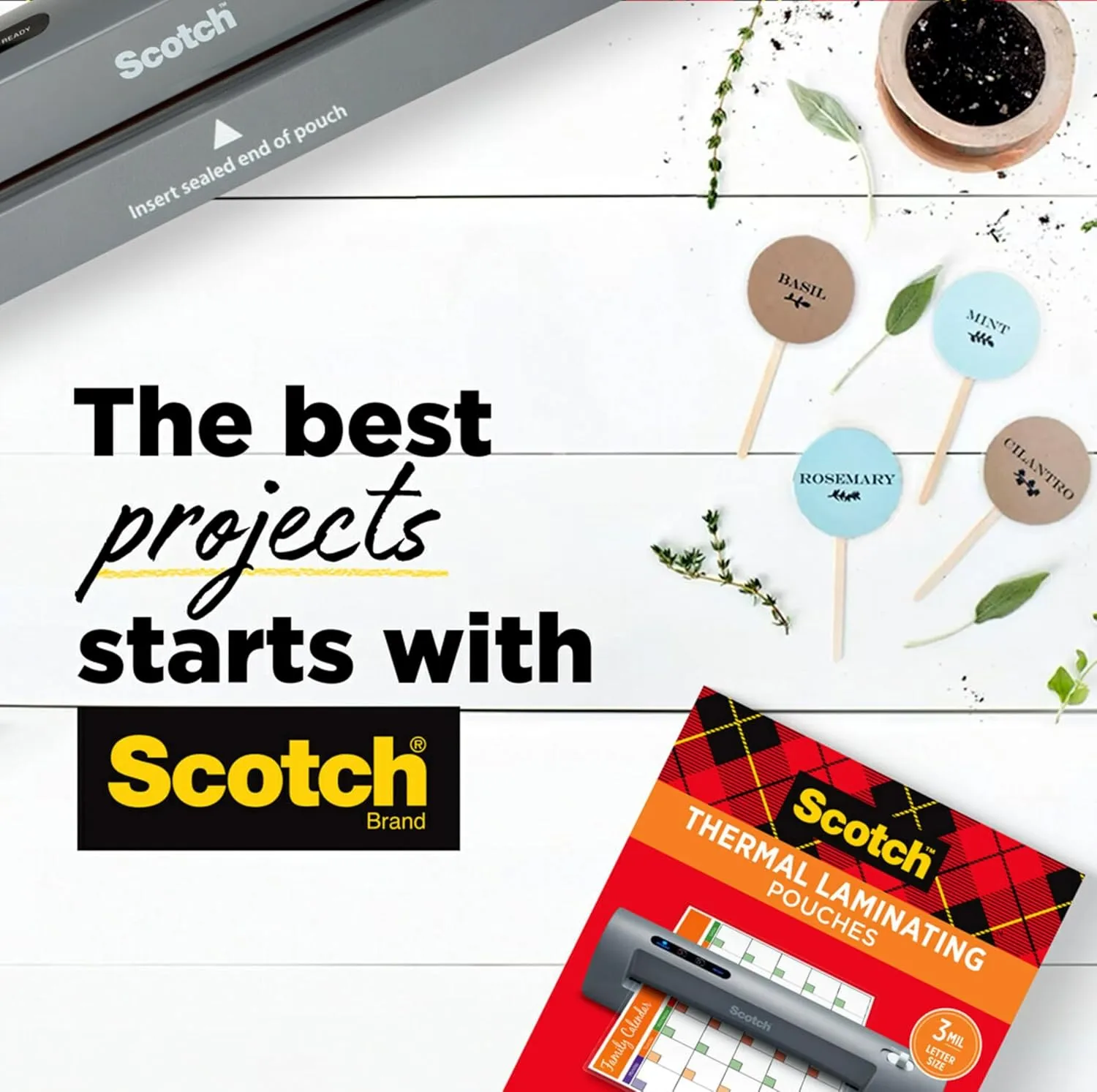 SCOTCH Thermal Laminating Pouches