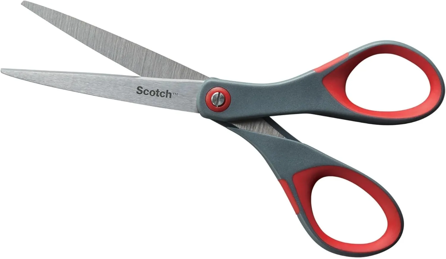 Scotch Precision Scissors, 7-Inch, Stainless Steel, Grey/Red (1447)