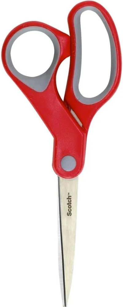 Scotch 8" Home & Office Scissors, Great for General Purpose Use (1408) 8-Inches