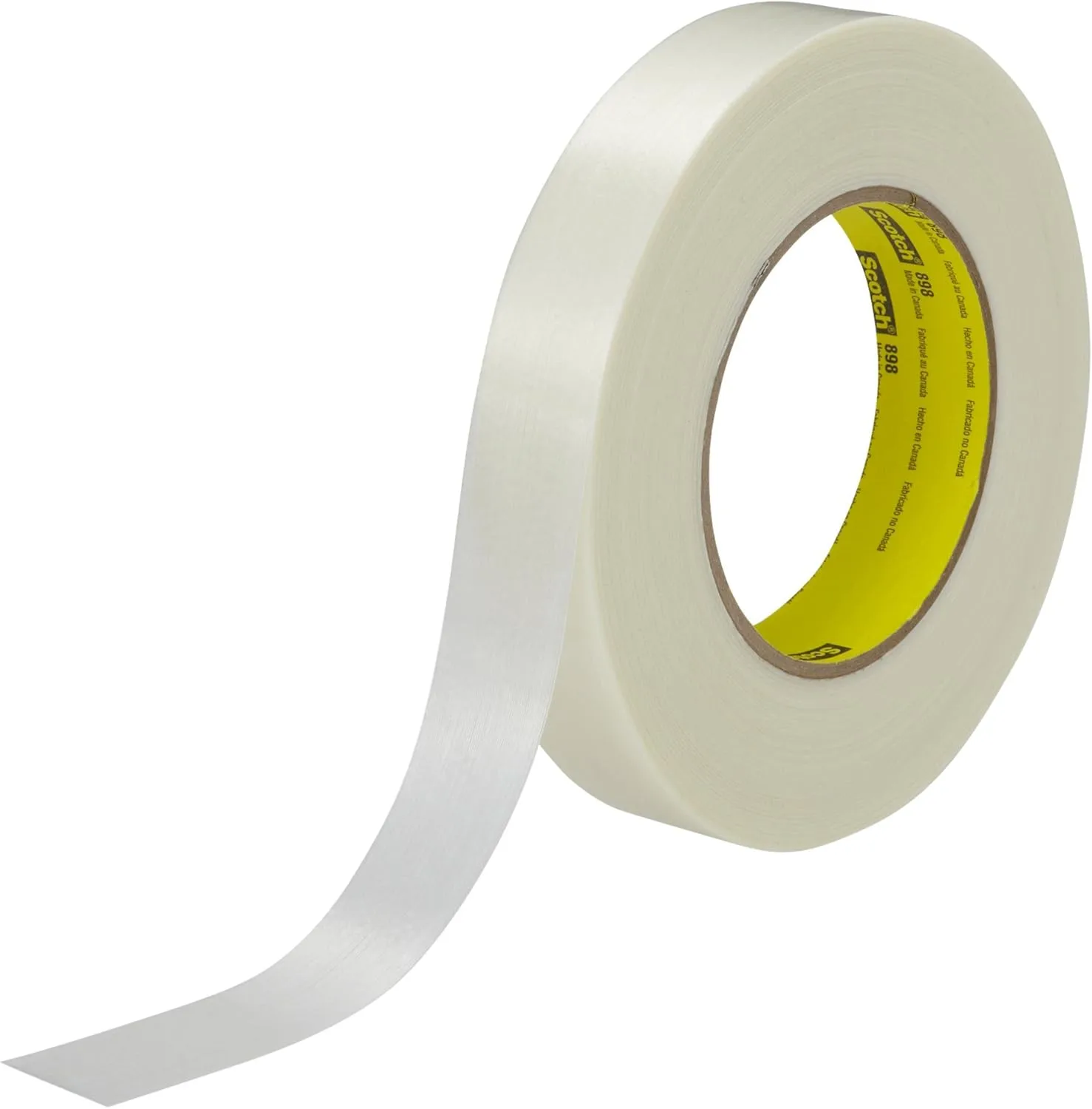 Scotch 898 Filament Tape, 24 mm Width, 55 m Length, Clear (Pack of 1)
