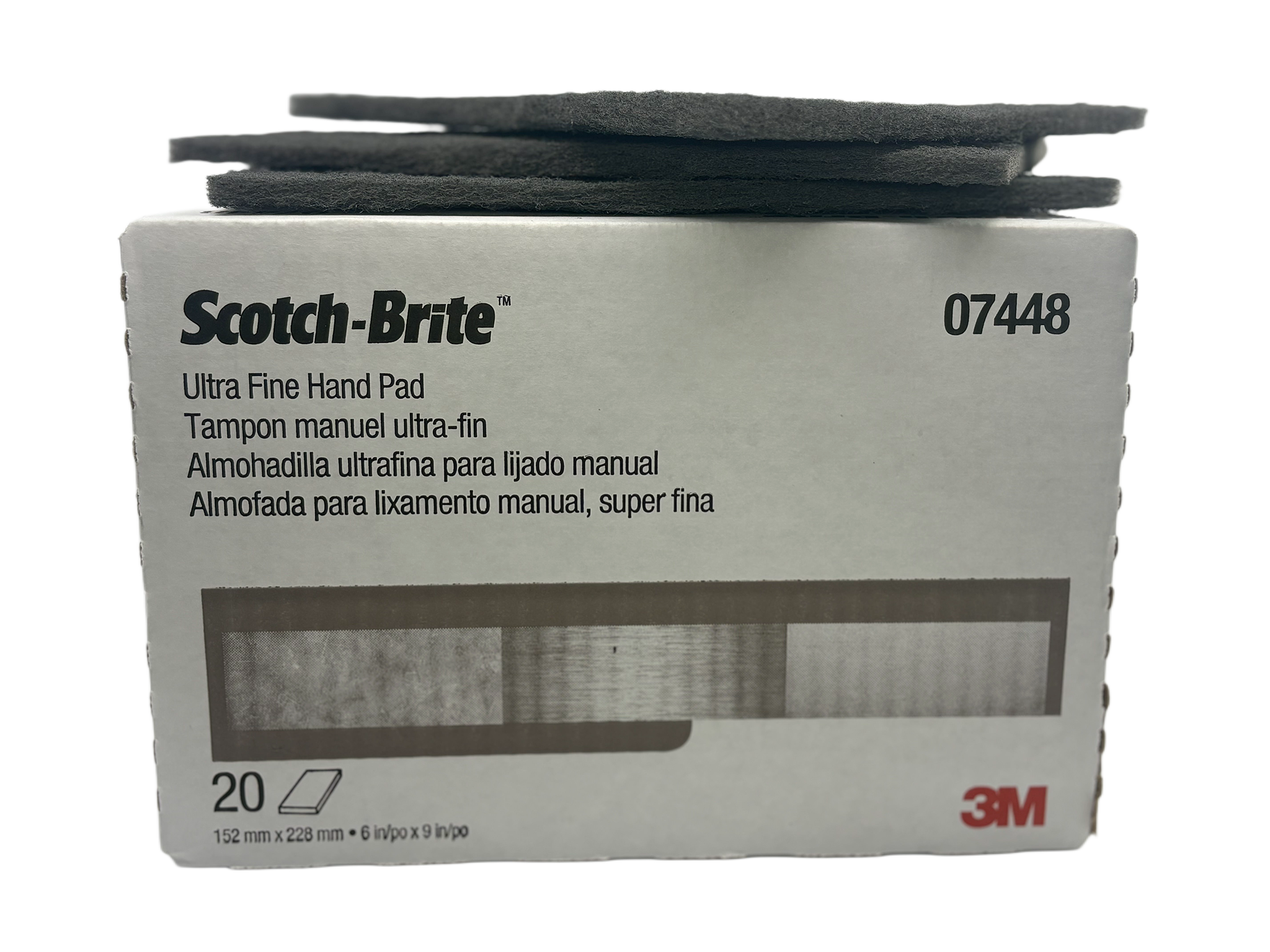 SCOTCH BRITE PAD GRAY BOX