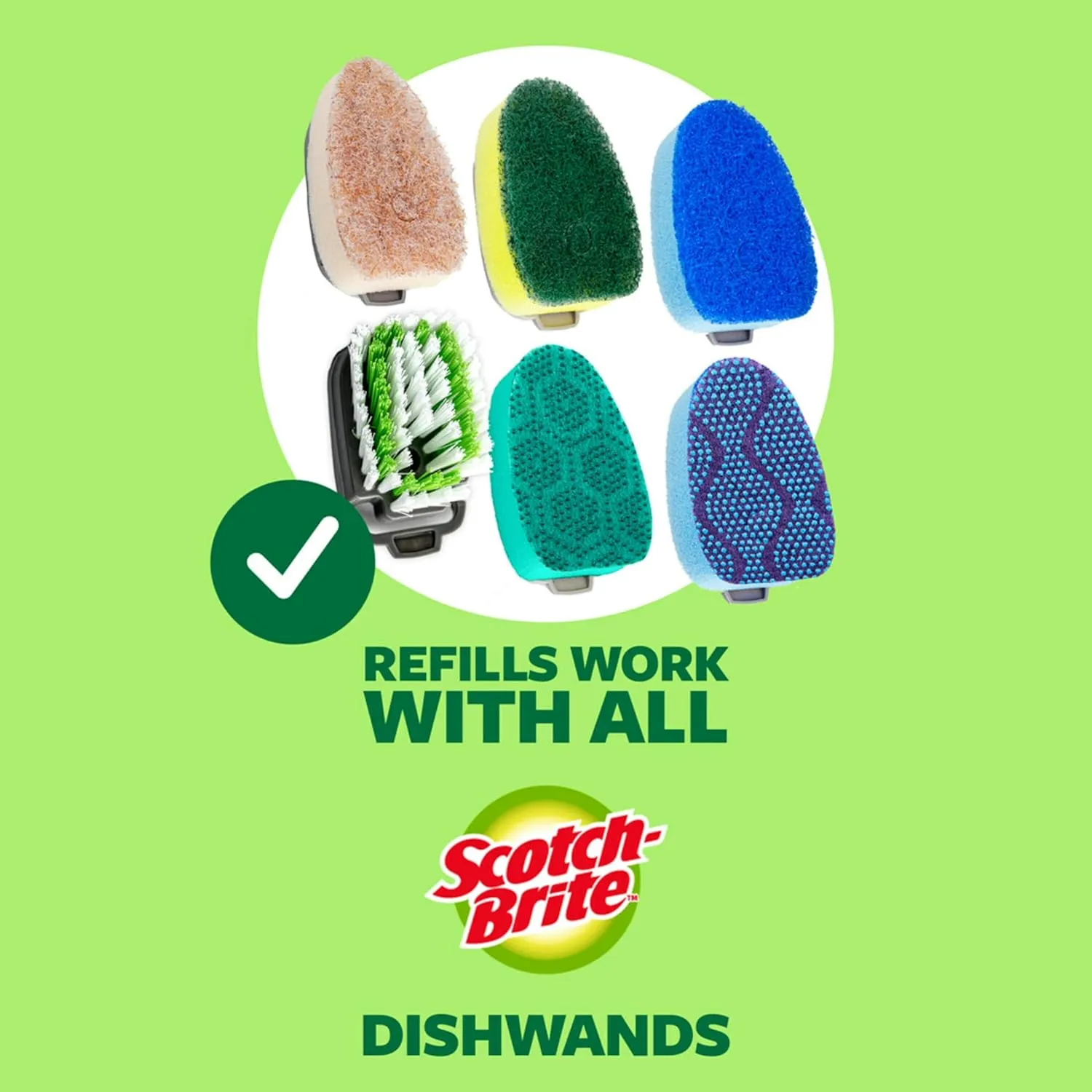 Scotch-Brite Soap Control Heavy Duty Dishwand - Leak-Free, 1 Count