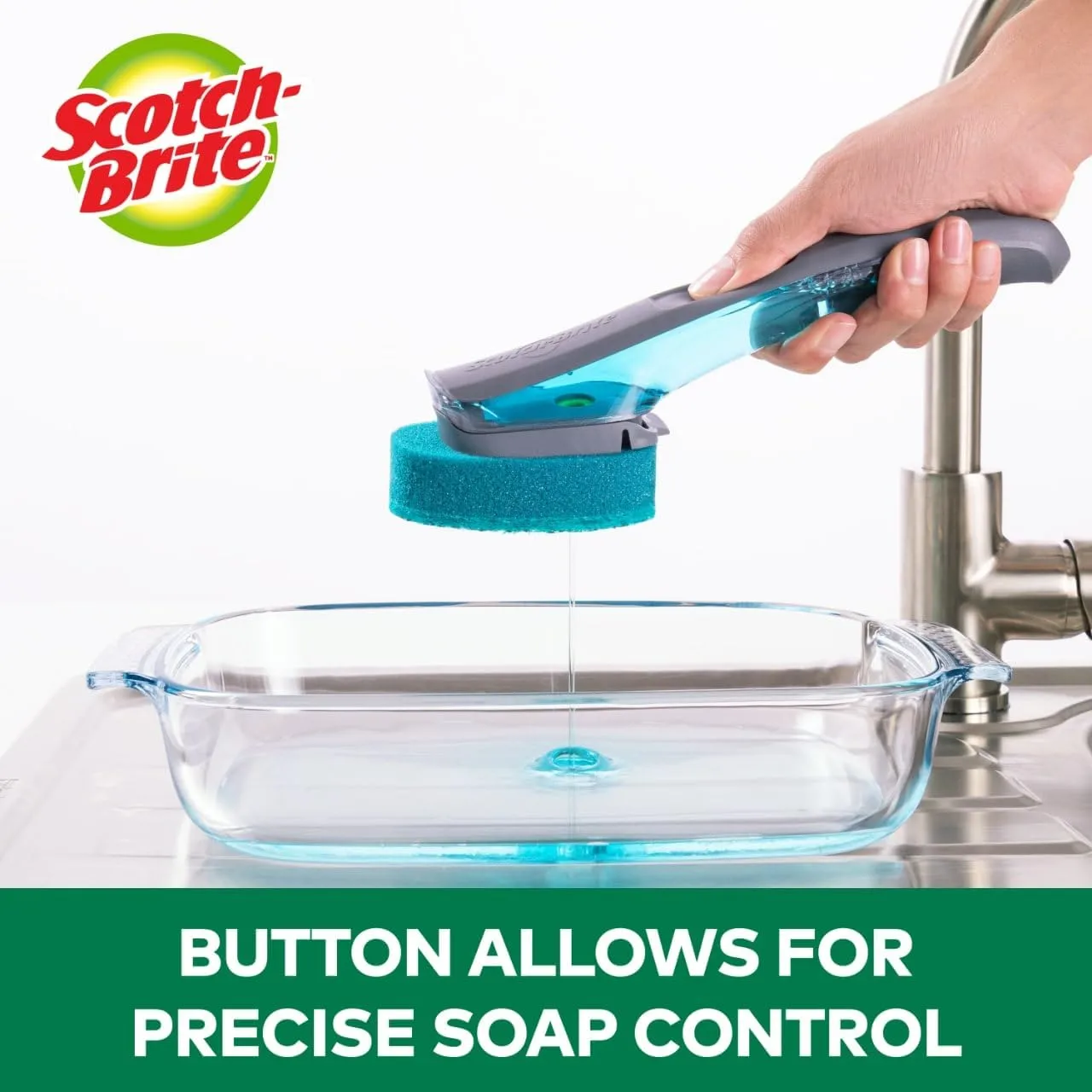 Scotch-Brite Soap Control Heavy Duty Dishwand - Leak-Free, 1 Count
