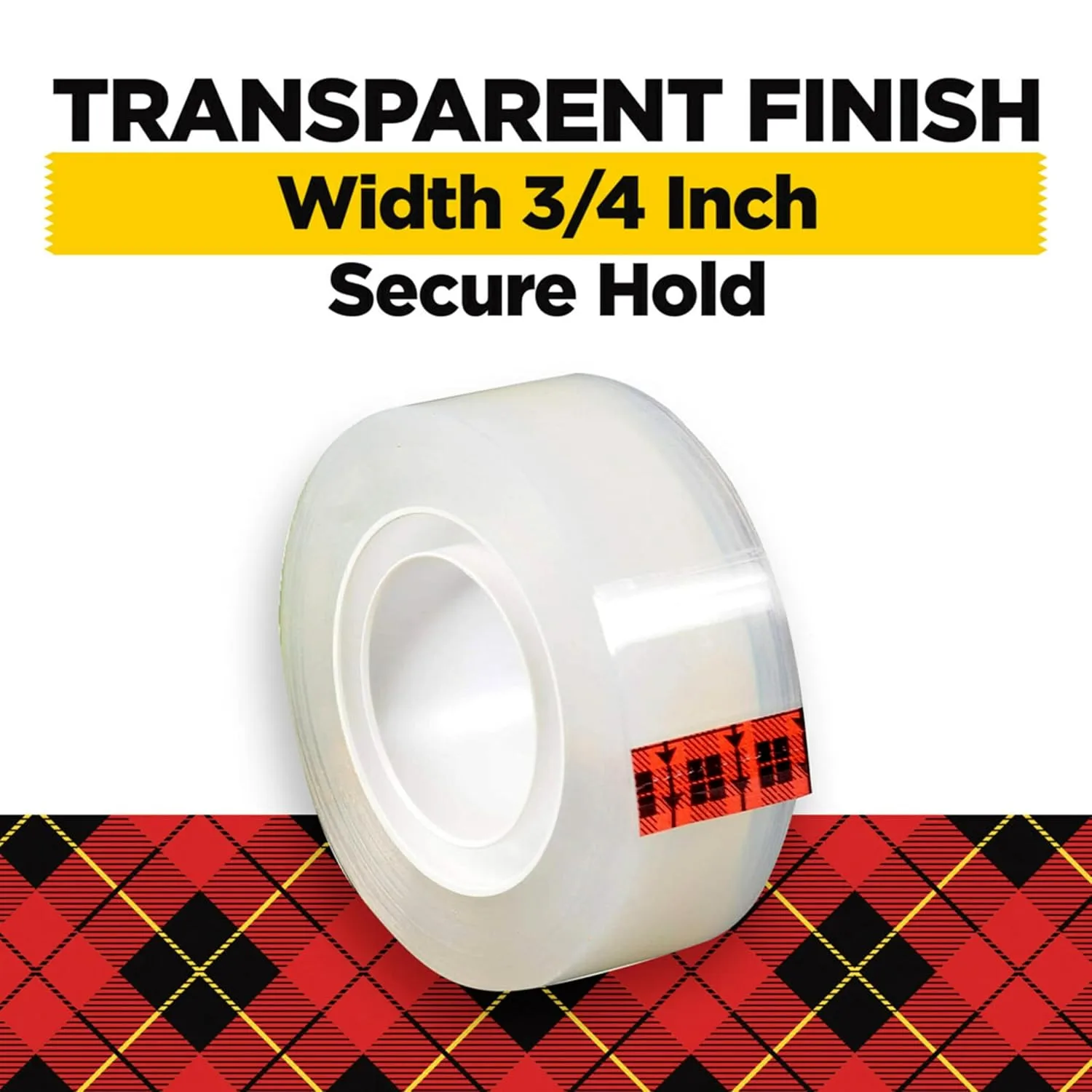 Scotch Transparent Tape, 3/4 in. x 1,000 in., 24 Clear Refill Rolls