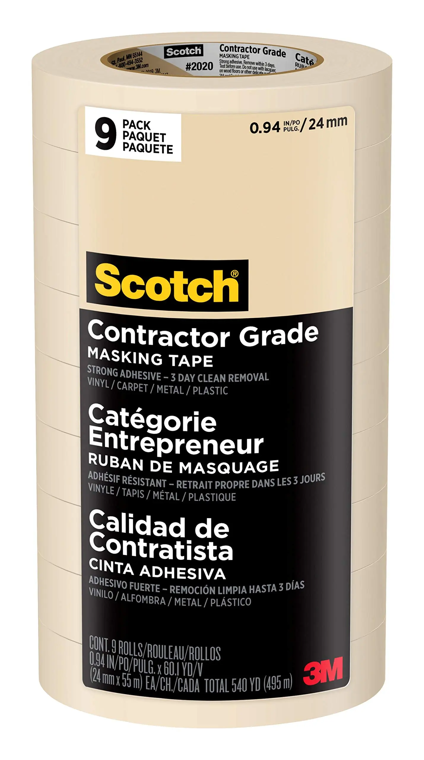 Scotch Contractor Grade Masking Tape