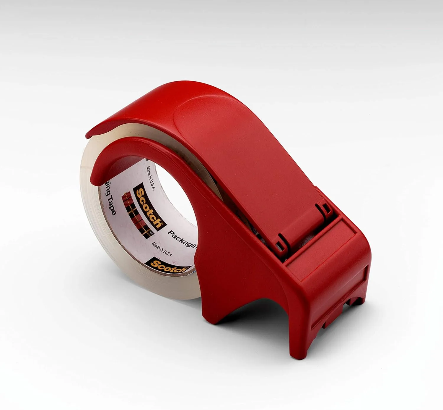 Scotch Packaging Tape Hand Dispenser, DP300-RD, 3in Core, 2in x 60 yd, Red