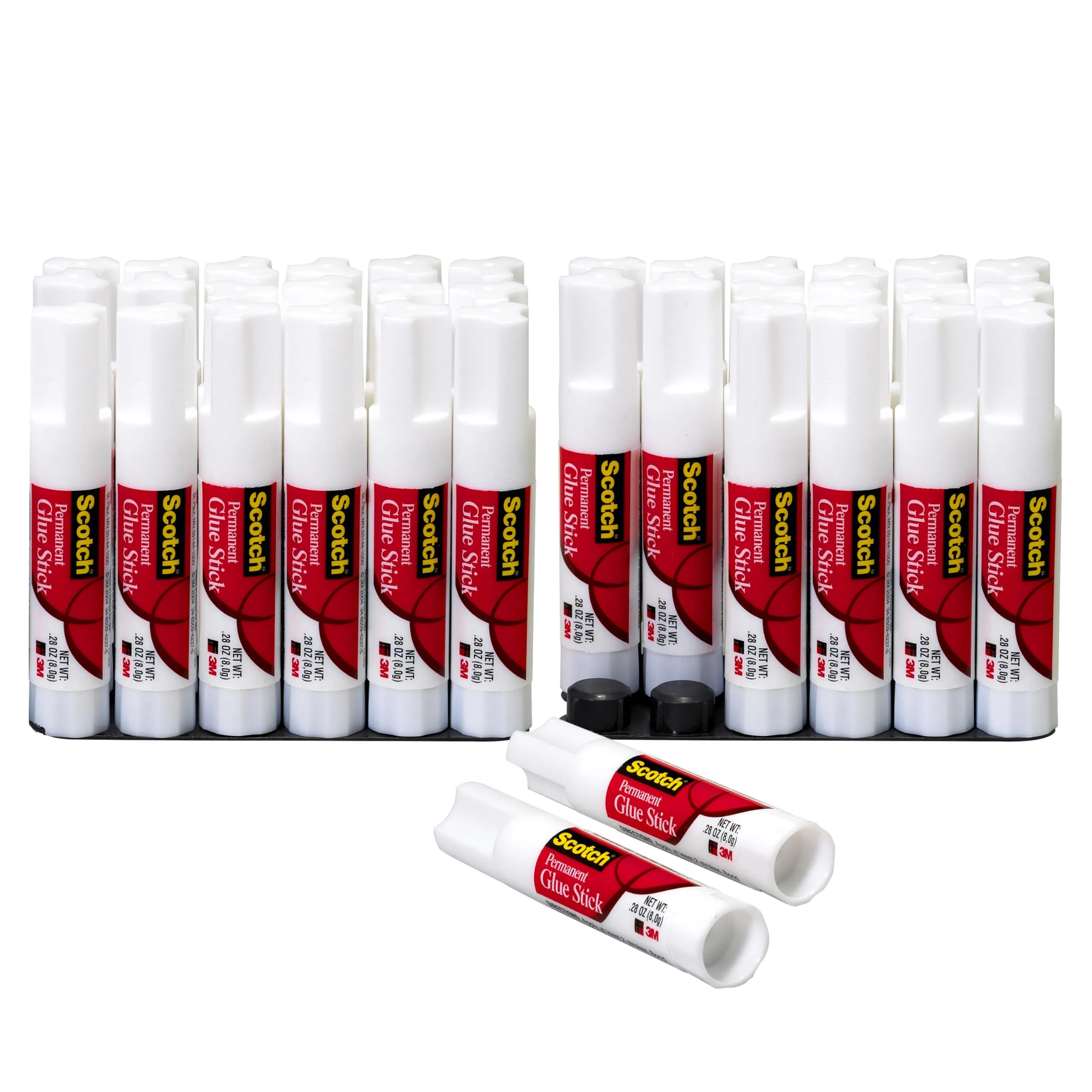 Scotch Glue Stick, 0.28 oz, 18-Pack — Acid-Free, Non-Toxic