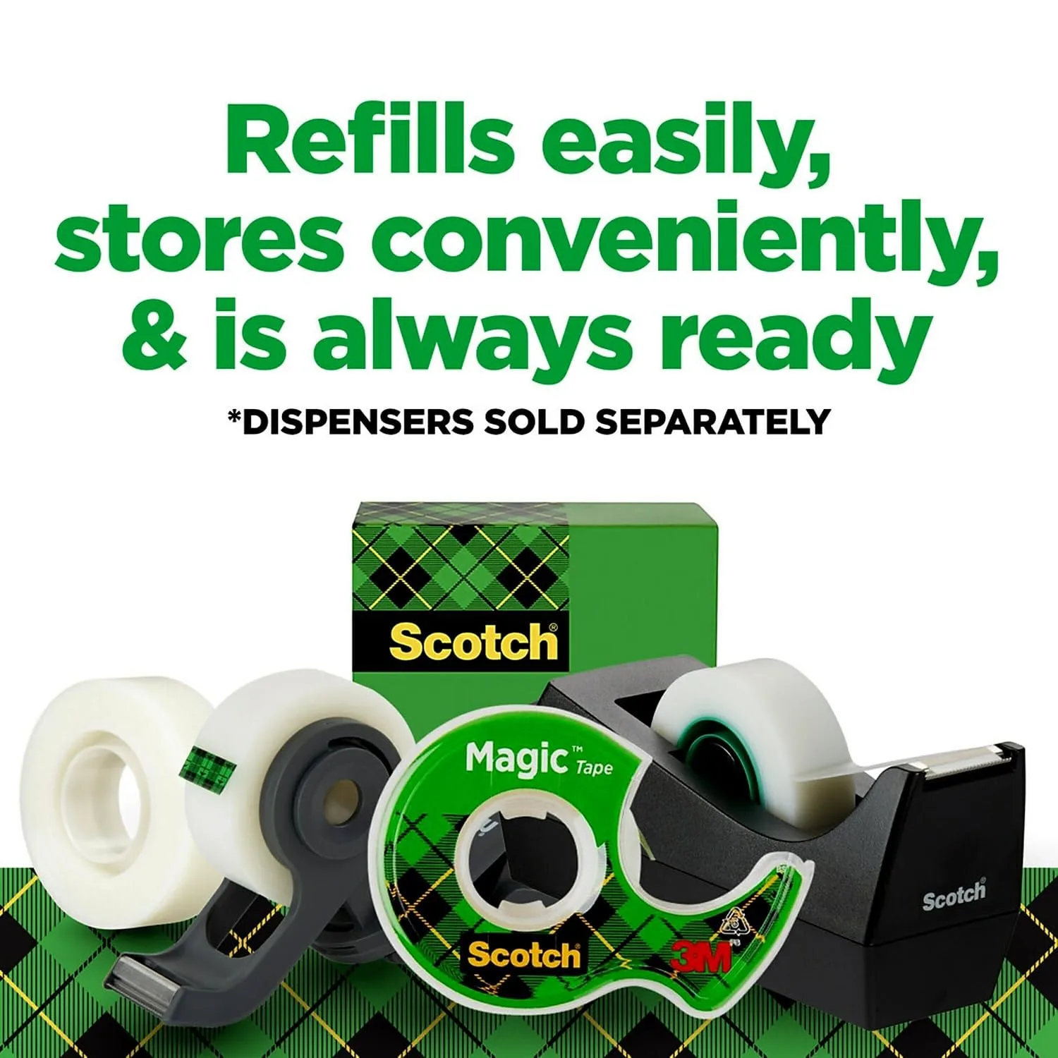Scotch Magic Invisible Tape, 810S6, 3/4" x 800", 6 Pack