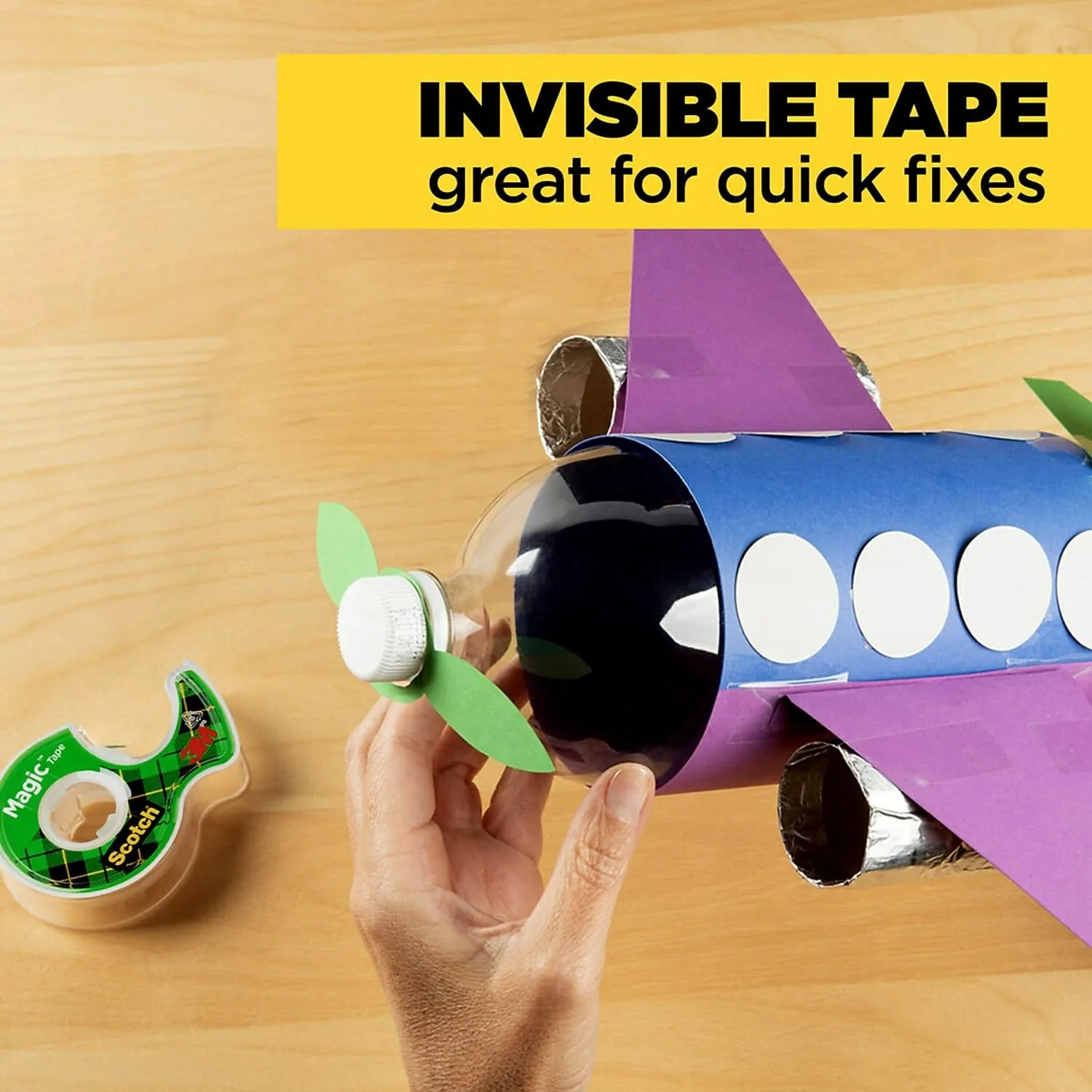 Scotch Magic Invisible Tape, 810S6, 3/4" x 800", 6 Pack