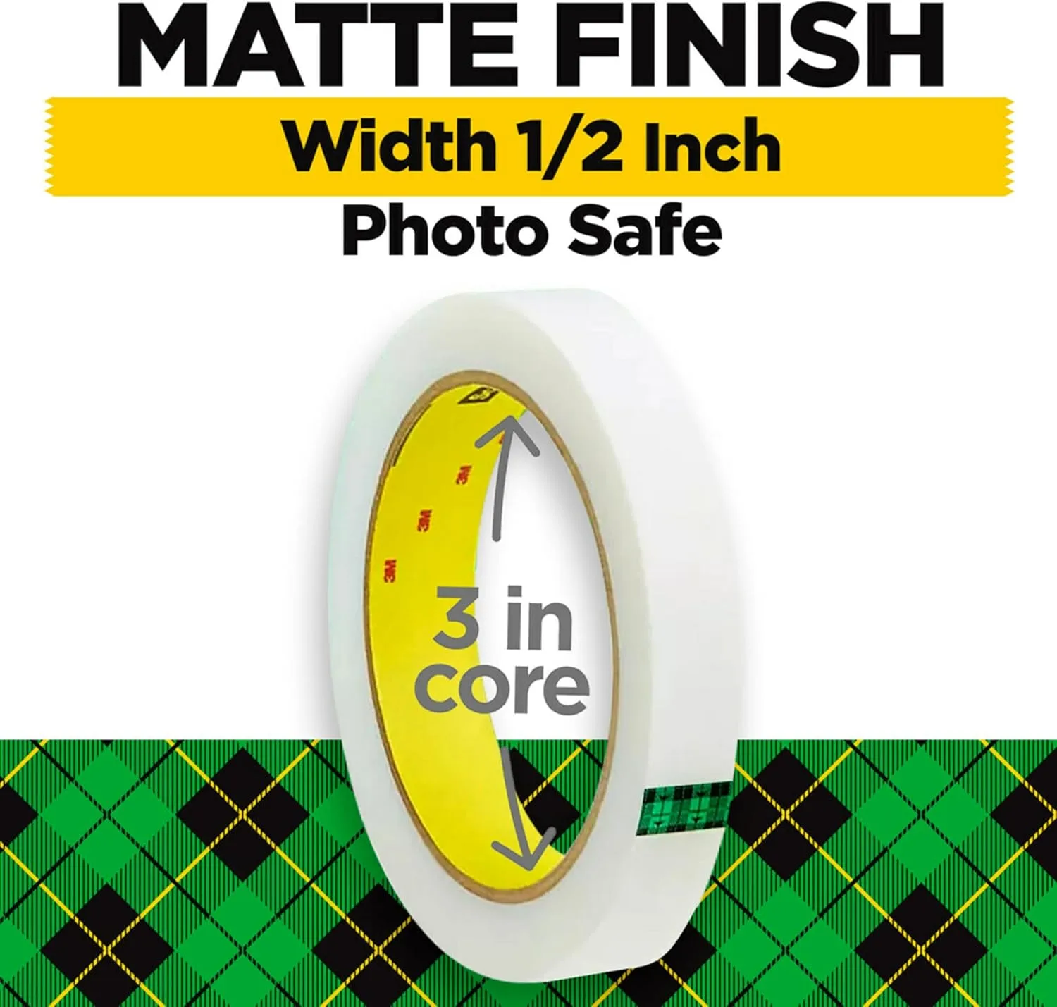 Scotch Magic Invisible Tape Refills, Matte-Finish 3/4 in x 2592 in (72 yd) - Pack of 2