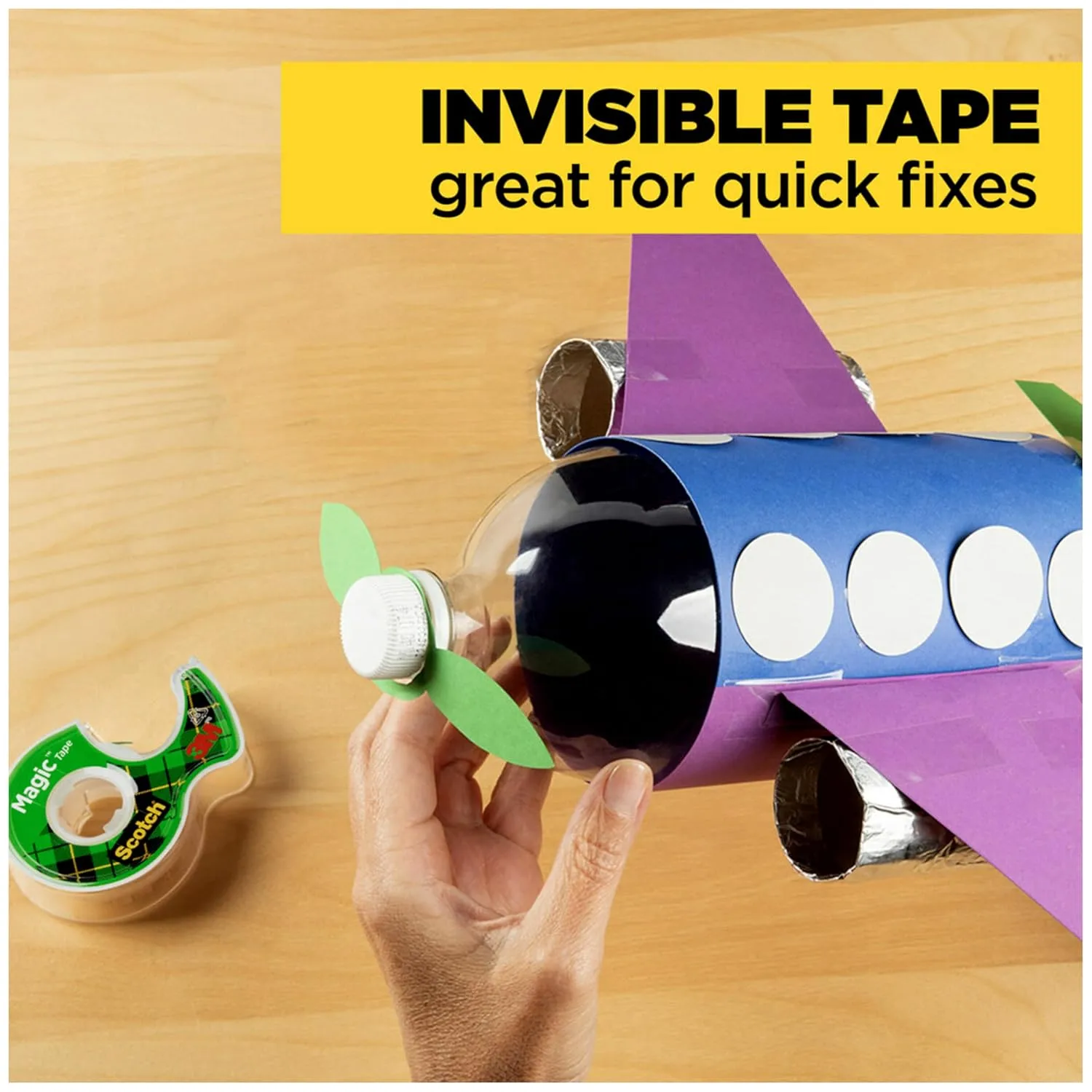 SCOTCH Magic Tape, Invisible, Matte-Finish, 3/4 in. x 1000 in.