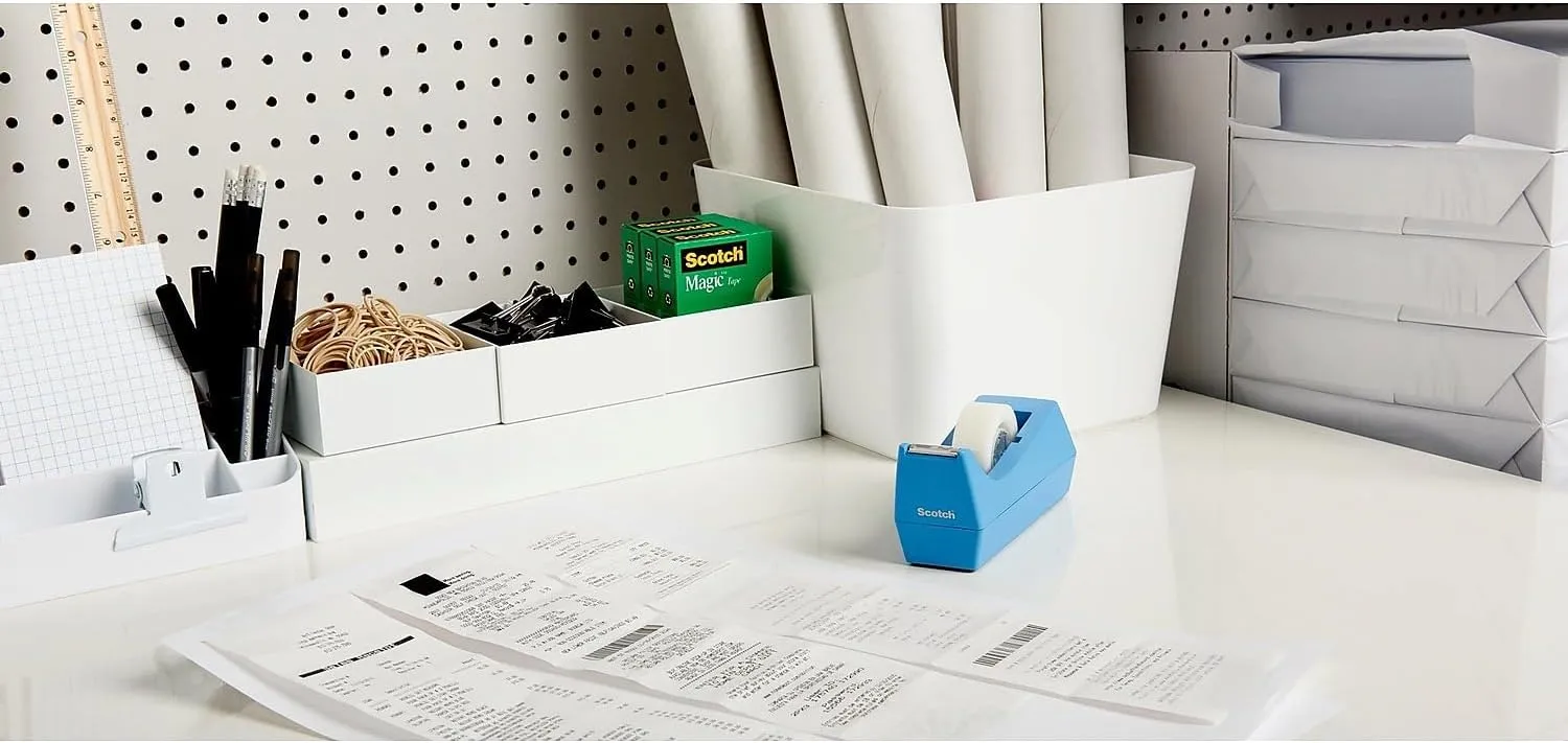 Scotch Magic Tape, Invisible, 10 Tape Rolls with 1 Dispenser, 3/4 in x 1000 in, 810K10C17MB
