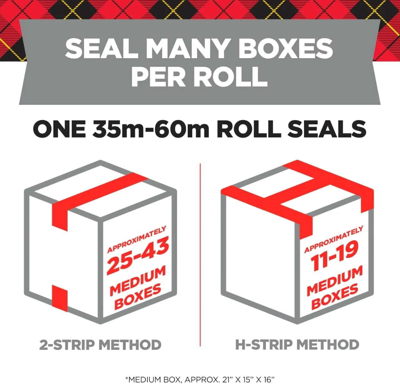 Scotch Shipping Packaging Tape, 1.88 in x 109 yd, 6 Rolls (3350L-6)