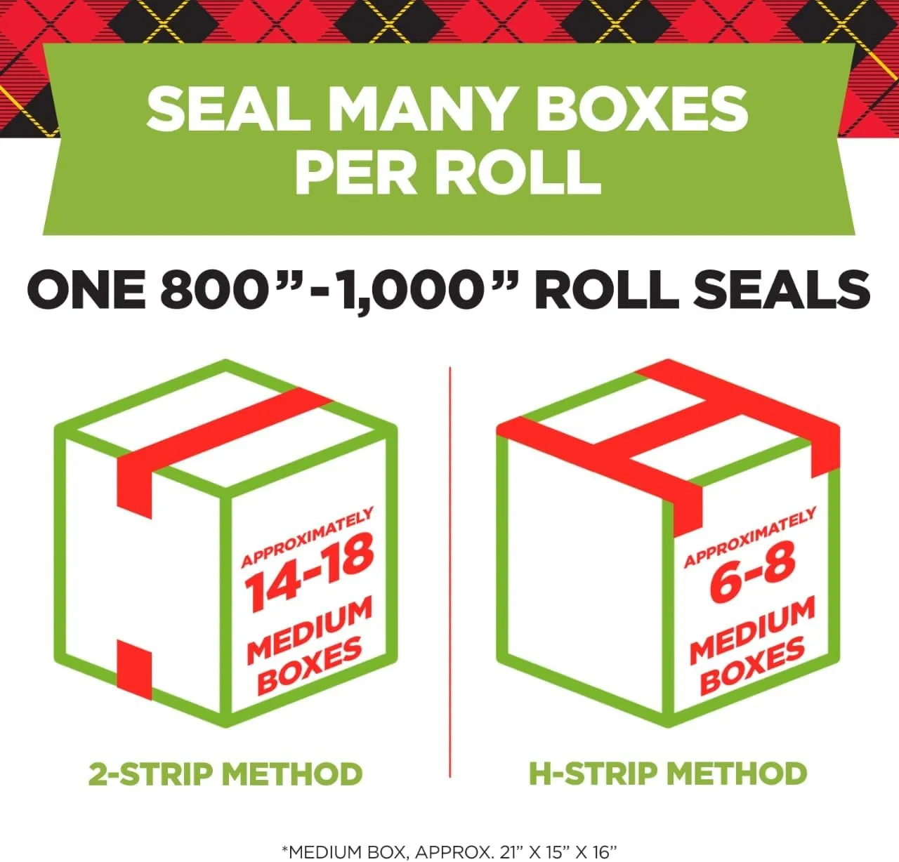 Scotch Sure Start Packing Tape, Clear, Quiet Unwind, 1.88 in x 25 yd, 6 Rolls