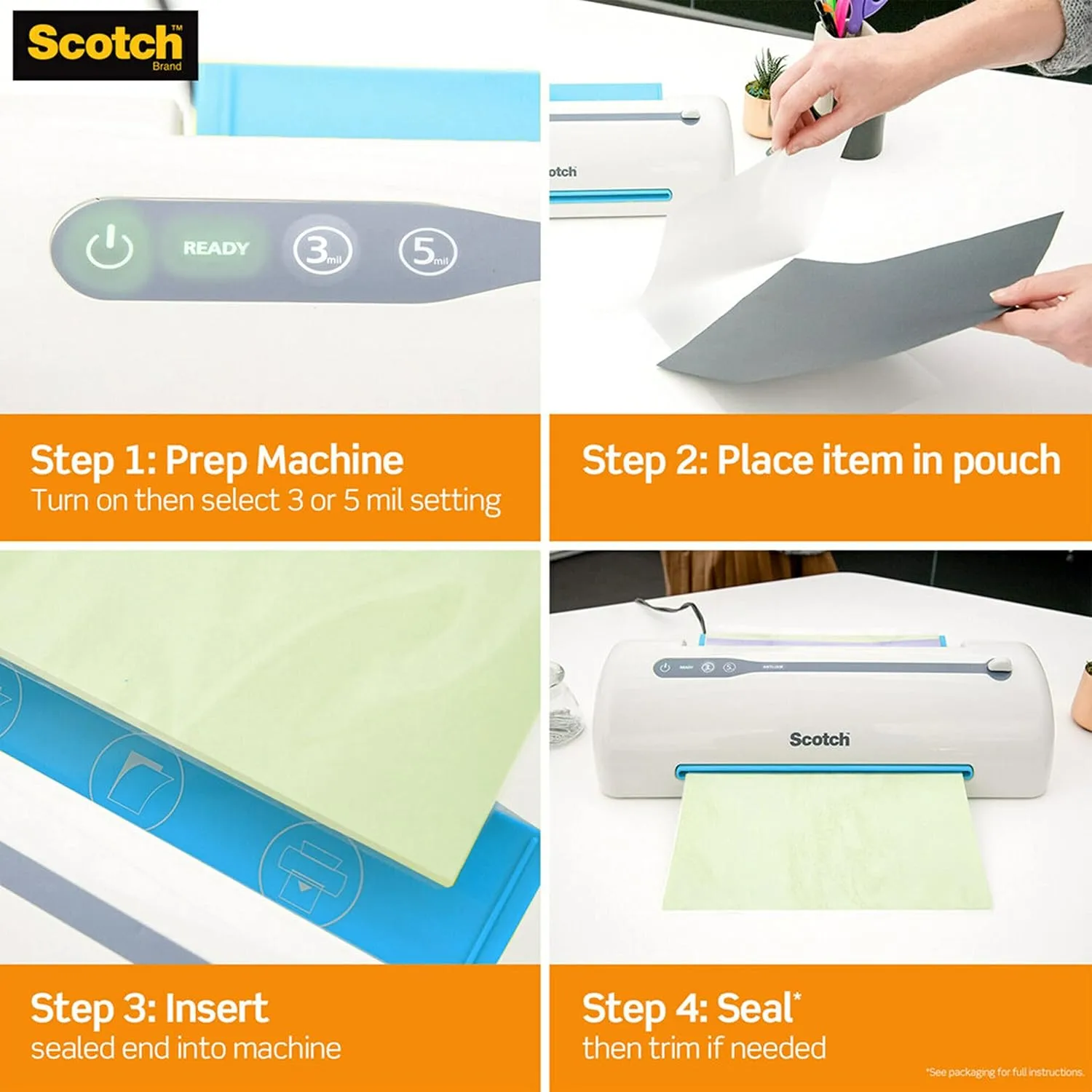 Scotch Dry Erase Thermal Laminating Pouches, 50-Pack, Works with Dry Erase Markers, Reuseable Worksheets, Calendars, Checklists, 8.9 x 11.4 Inches, Letter Size, Clear Professional Finish (TP3854-50DE)