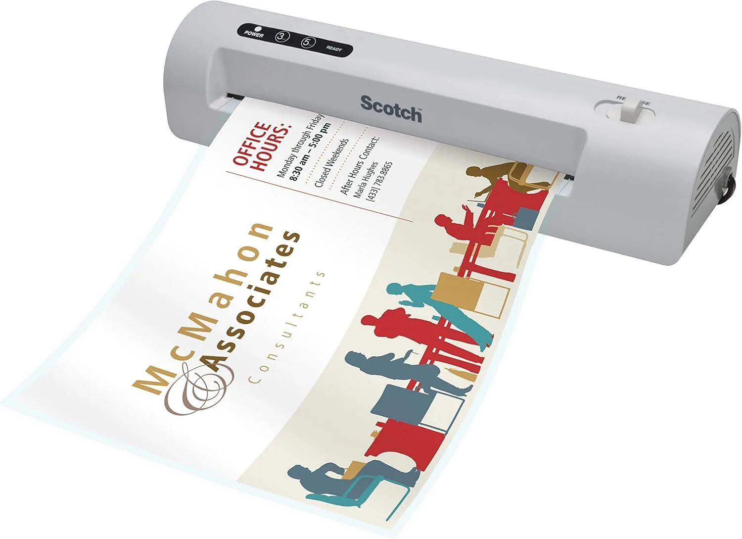 Scotch Thermal Laminator Combo Pack, Includes 20 Laminating Pouches 8.9 x 11.4 in (TL901C-20)