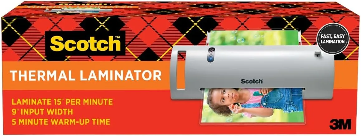 Scotch TL902VP 9in Thermal Laminator with 20 Pouches