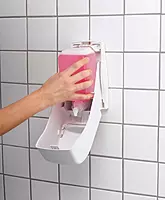 Scott® Essential™ High Capacity Manual Skin Care Dispenser (92144), White, 1.0 L capacity, 4.85" x 8.36" x 5.43" (Qty 1)