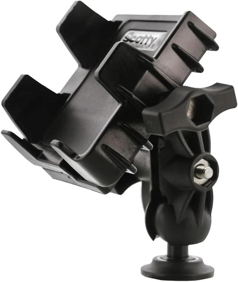Scotty 0139 Phone Holder w/Post, Track & Rail Mounts