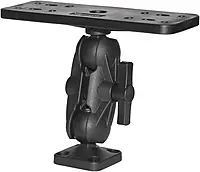 Scotty 0163 Ball-Mount Fish Finder and Universal Mounting Plate , Black , Large