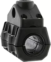Scotty #0320 Rail Mount Adaptor 2-Inch Round, Black