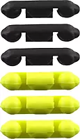 Scotty #1008 Stoppers for Line Releases & Auto Stop (6-Pack) (Black/ Yellow)