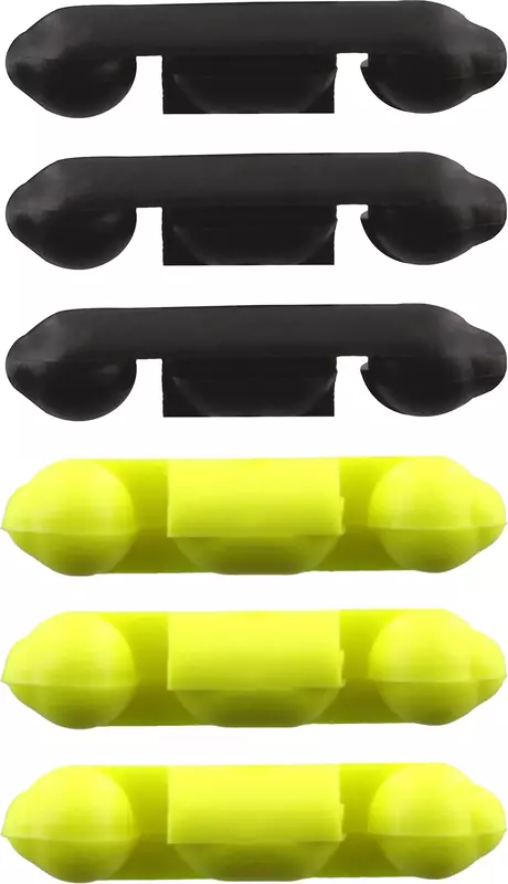 Scotty #1008 Stoppers for Line Releases & Auto Stop (6-Pack) (Black/ Yellow)