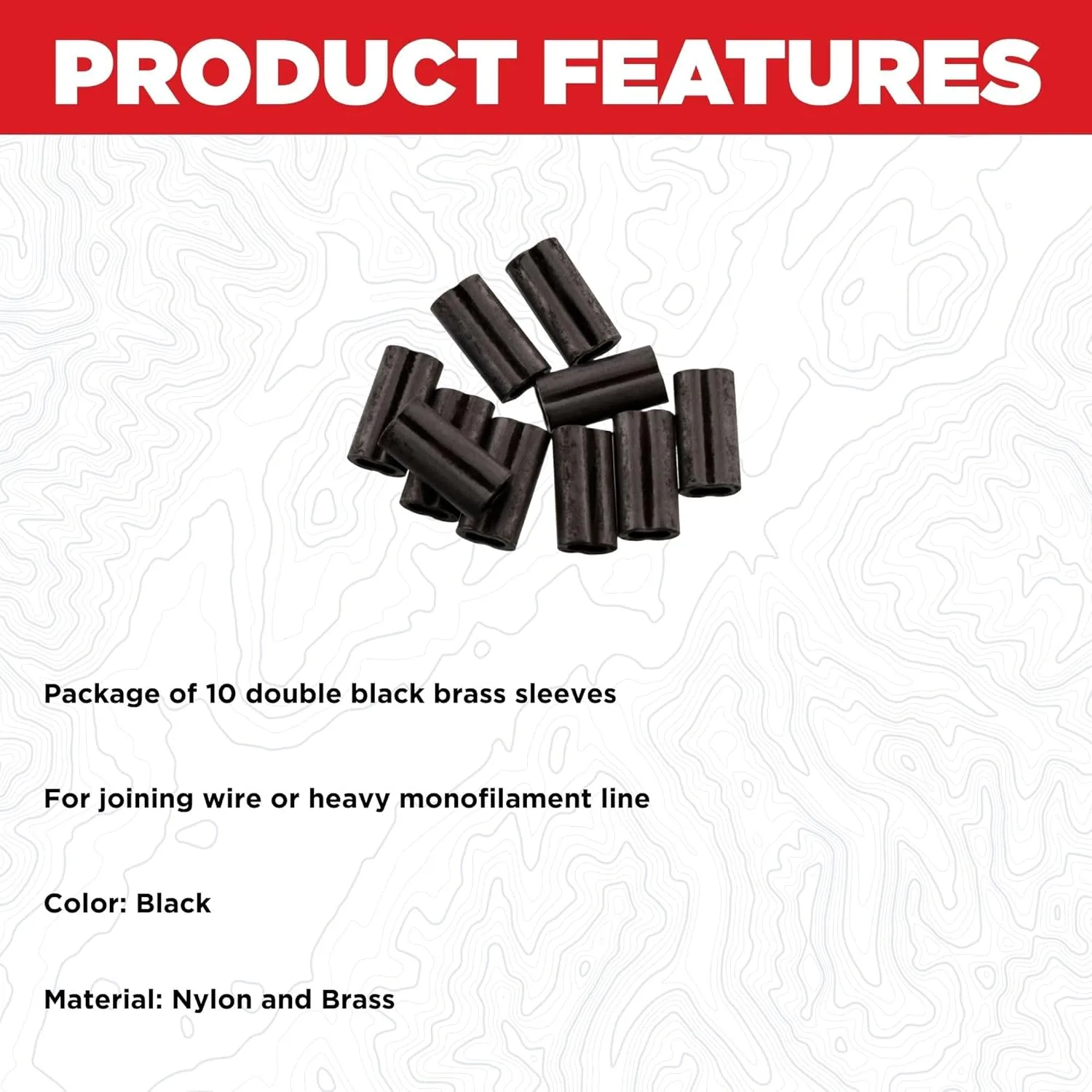 Scotty #1011 Double Line Connector Sleeves (10-Pack)