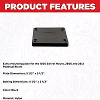 Scotty Mounting Plate 1036 for 1026 Swivel Mount