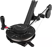 Scotty #1060 Depthking Manual Downrigger, Display Packed w/ Rod Holder, BLACK, Medium