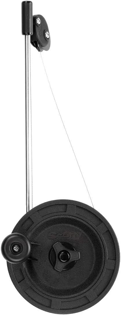 Scotty #1071DP Laketroller Manual Downrigger, Clamp Mount, Display Packed black, Small
