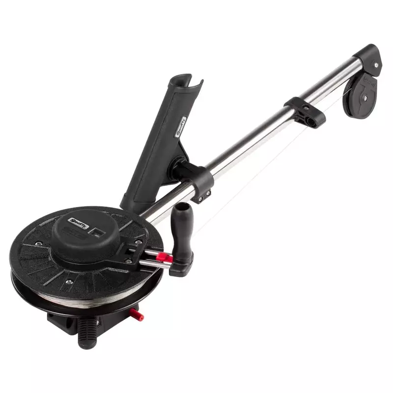 Scotty 1085 Strongarm Manual Downrigger with 30-Inch Boom and Rod Holder, Black