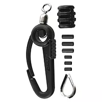 Scotty #1154 Terminal Kit with Snap, Black
