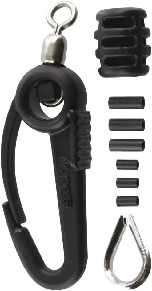 Scotty #1154 Terminal Kit with Snap, Black