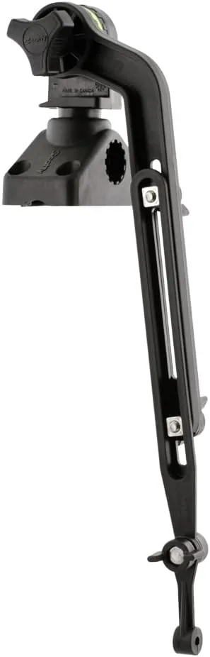 Scotty #140 Kayak/SUP Transducer Mounting Arm, Slip Disks Included, Fits All Scotty Post Mounts,Black