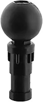 Scotty 169 1-1/2" Ball w/Post Mount, Black