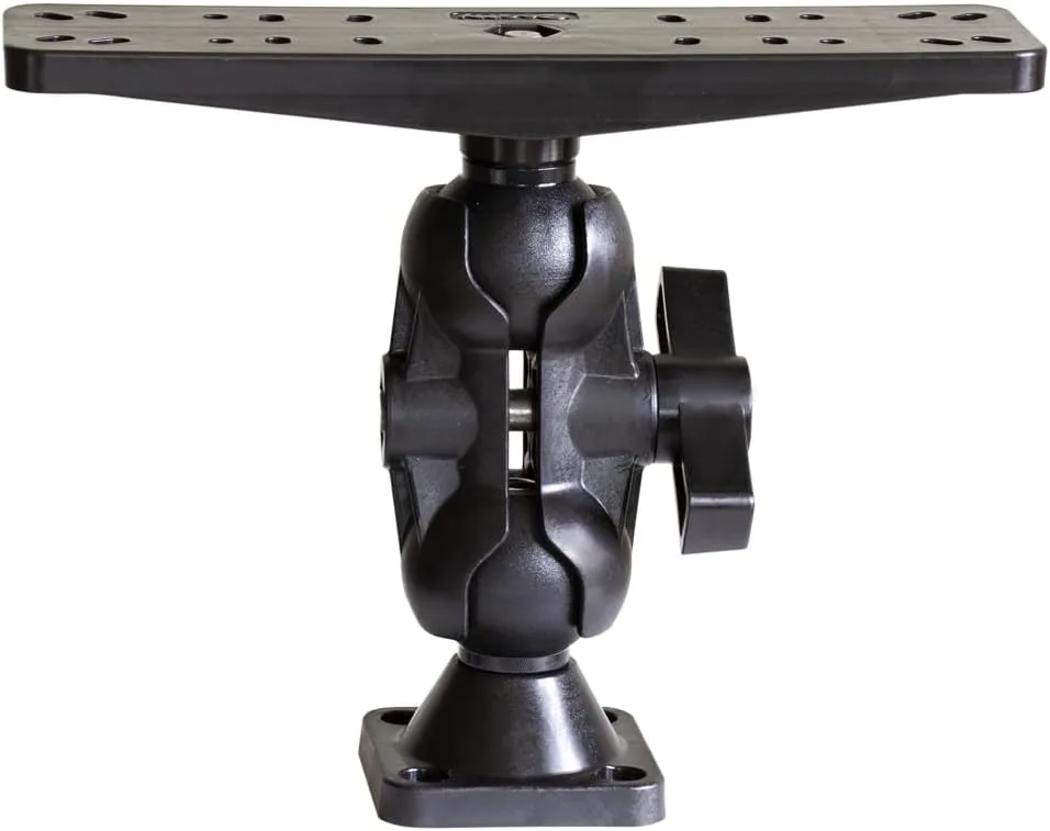 Scotty 173 2-1/4" Ball Mount with Fish Finder/Chart Plotter Plate