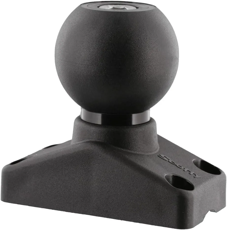 Scotty Side Slide Track Adapter 2.25" Black