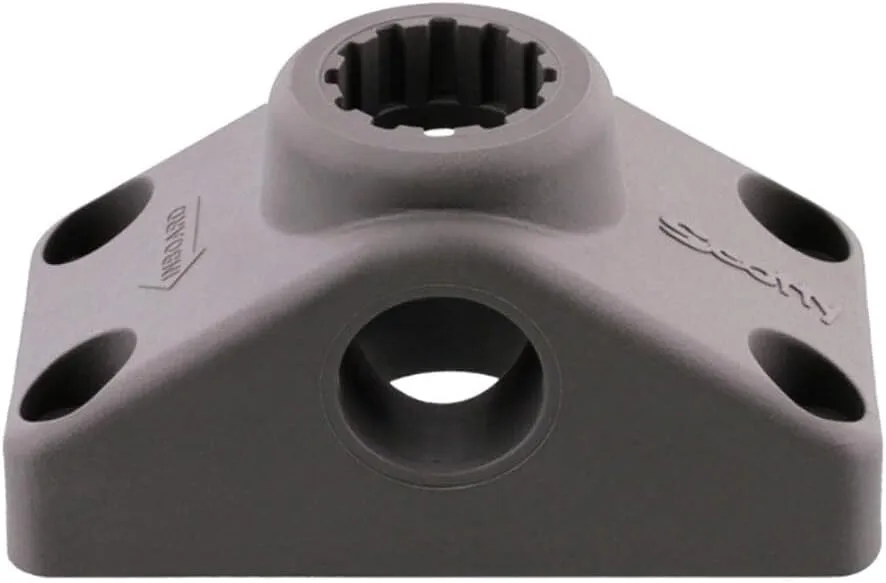 Scotty Rod Holder Mount - Combination Deck Or Side Mount