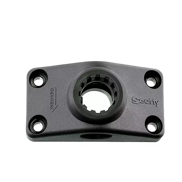 Scotty #241-BK Side Deck Mounting Bracket (Black) Black Small