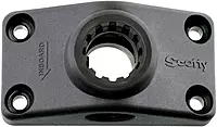 Scotty #241-BK Side Deck Mounting Bracket (Black) Black Small