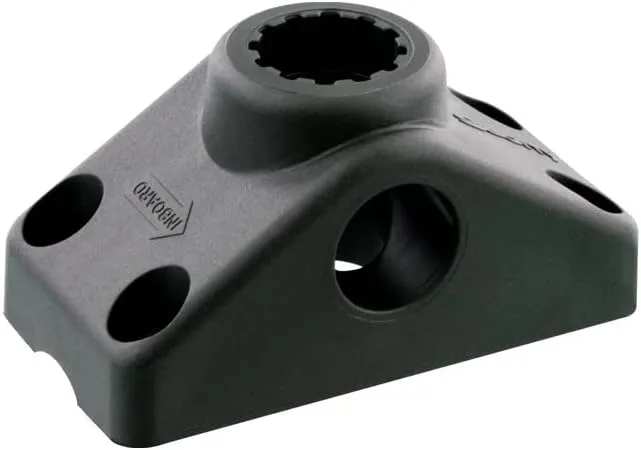 Scotty #241-BK Side Deck Mounting Bracket (Black) Black Small