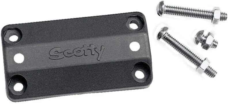 SCOTTY #242 Rail Mount Adapter for Side Deck Mount Black Small