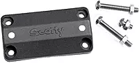 SCOTTY #242 Rail Mount Adapter for Side Deck Mount Black Small