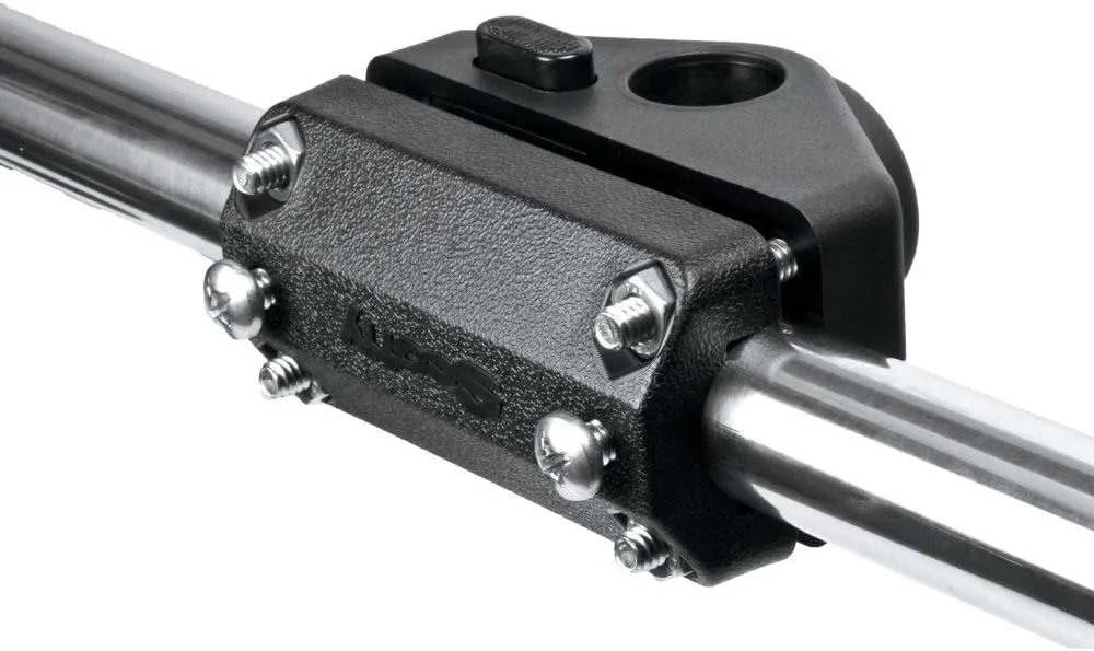 SCOTTY #242 Rail Mount Adapter for Side Deck Mount Black Small