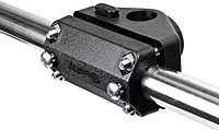 SCOTTY #242 Rail Mount Adapter for Side Deck Mount Black Small